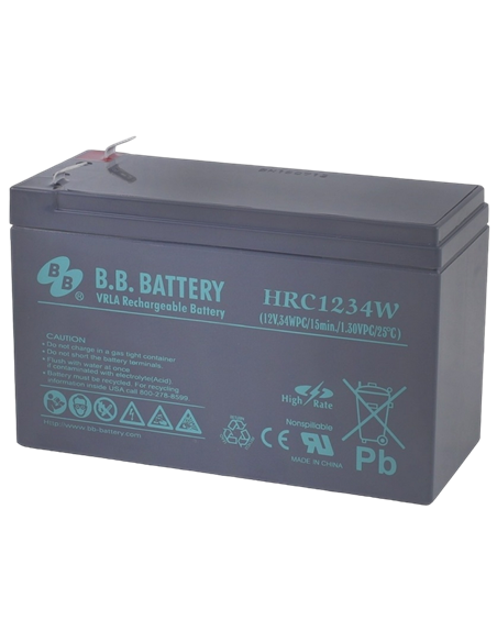 Acumulator UPS B.B. HRC1234W, 12V, 9Ah