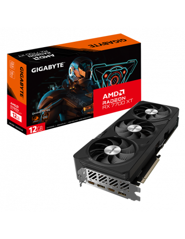 Видеокарта Gigabyte GV-R77XTGAMING OC-12GD, 12ГБ GDDR6 192бит 