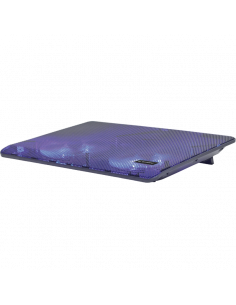 Охлаждающая подставка для ноутбука Gembird NBS-2F15-05, 15,6", Чёрный