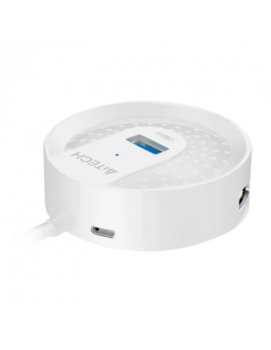 USB-концентратор A4Tech HUB-30, Белый