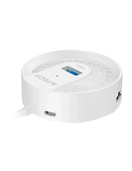 Adaptor Hub A4Tech HUB-30, Alb