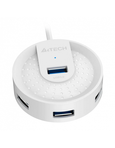 Adaptor Hub A4Tech HUB-30, Alb