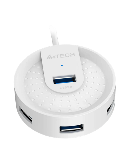 Adaptor Hub A4Tech HUB-30, Alb
