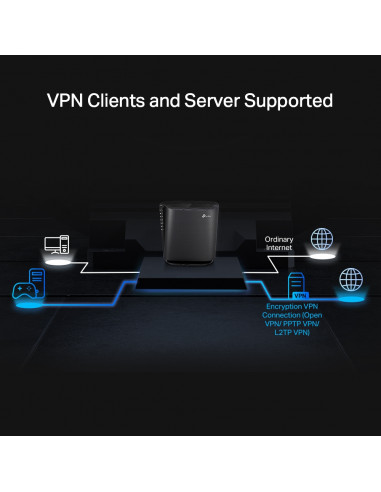 Router fără fir TP-LINK Archer AX80, Negru