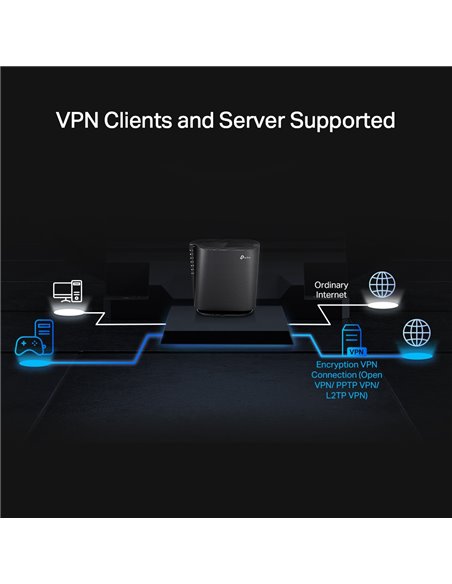 Беспроводной маршрутизатор TP-LINK Archer AX80, Чёрный