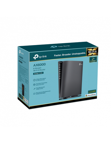 Беспроводной маршрутизатор TP-LINK Archer AX80, Чёрный