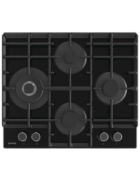 Газовая варочная панель Gorenje GTW6D42AB, Чёрный