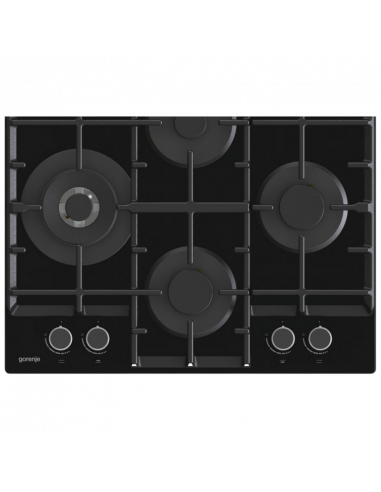 Газовая варочная панель Gorenje GTW6D42AB, Чёрный