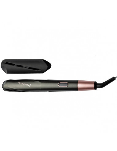 Ondulator de păr Multi-styler Remington Curl & Straight Confidence S6606, Negru | Roz
