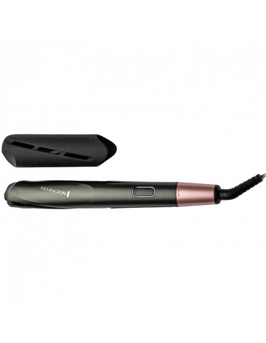 Ondulator de păr Multi-styler Remington Curl & Straight Confidence S6606, Negru | Roz
