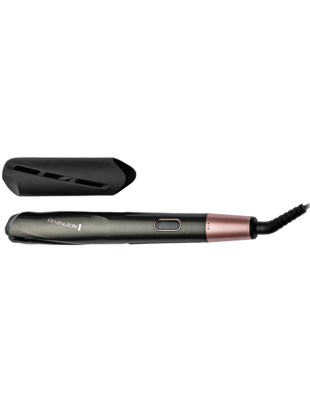 Ondulator de păr Multi-styler Remington Curl & Straight Confidence S6606, Negru | Roz