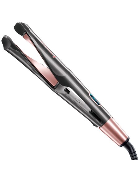 Ondulator de păr Multi-styler Remington Curl & Straight Confidence S6606, Negru | Roz