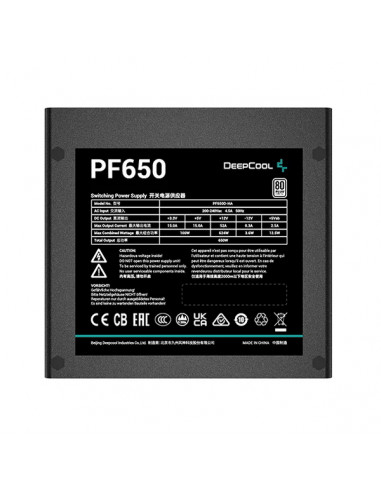 Sursă Alimentare PC Deepcool PF650, 650W, ATX