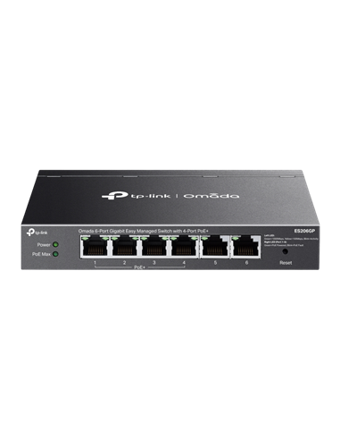 PoE коммутатор TP-LINK ES206GP, 4x IEEE 802.3af/at PoE+