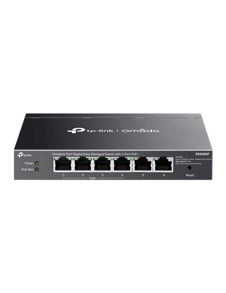 Comutator PoE TP-LINK ES206GP, 4x IEEE 802.3af/at PoE+