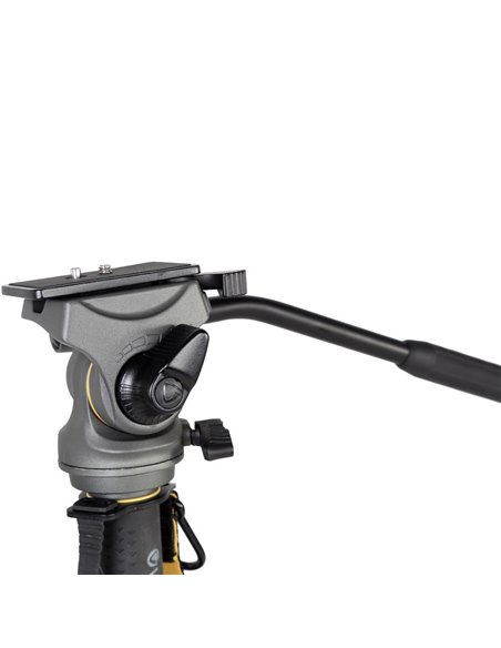 Monopod Vanguard VEO 2S AM-264TV, Сap video panoramic cu 2 căi, Negru