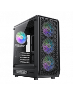 Компьютерный корпус Gamemax Forge MB, Midi-Tower, Без блока питания, Чёрный