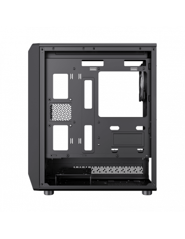 Carcasă PC Gamemax Forge MB, Midi-Tower, Fără PSU, Negru