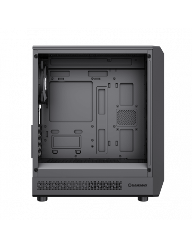 Carcasă PC Gamemax Forge MB, Midi-Tower, Fără PSU, Negru