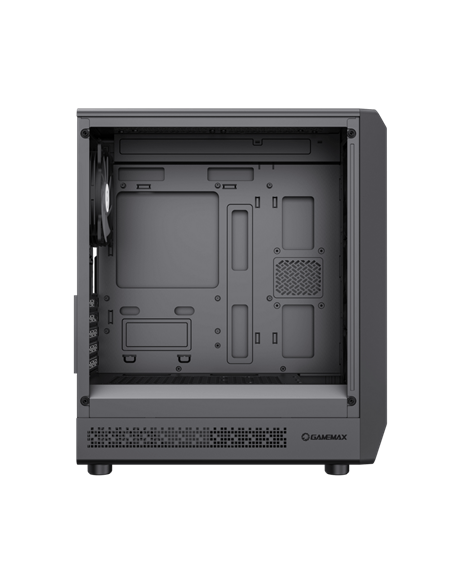 Carcasă PC Gamemax Forge MB, Midi-Tower, Fără PSU, Negru