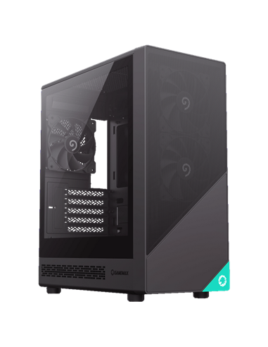 Компьютерный корпус Gamemax Focus MB, Micro-ATX, Без блока питания, Чёрный