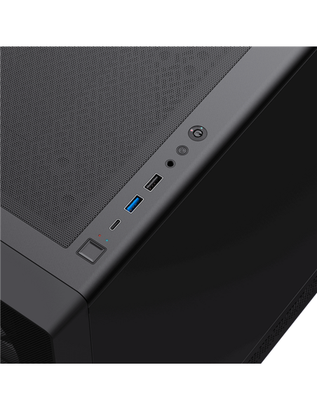 Carcasă PC Gamemax Focus MB, Micro-ATX, Fără PSU, Negru