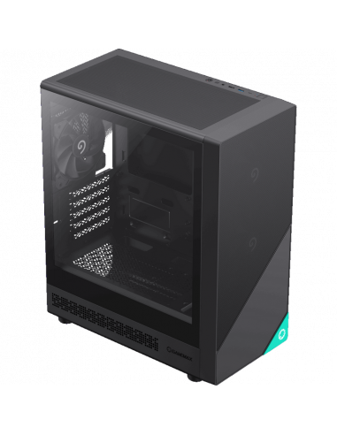 Carcasă PC Gamemax Focus MB, Micro-ATX, Fără PSU, Negru