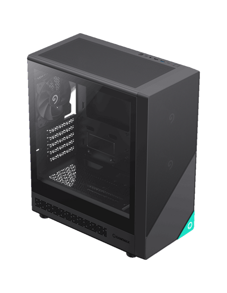Carcasă PC Gamemax Focus MB, Micro-ATX, Fără PSU, Negru