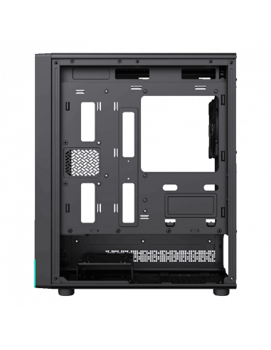 Carcasă PC Gamemax Focus MB, Micro-ATX, Fără PSU, Negru