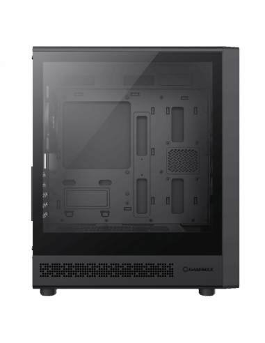 Компьютерный корпус Gamemax Focus MB, Micro-ATX, Без блока питания, Чёрный