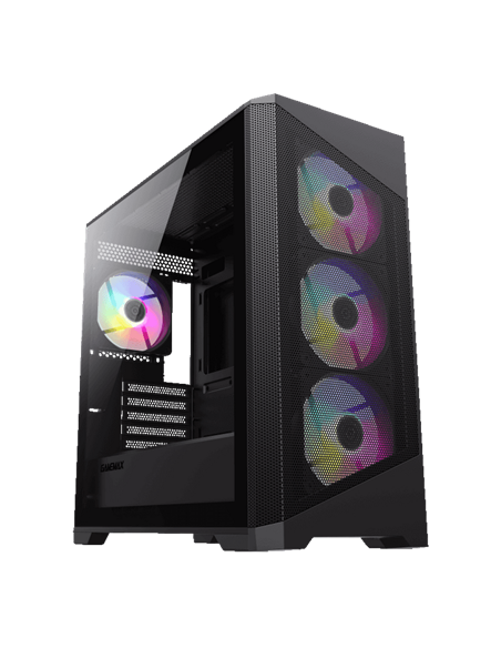 Компьютерный корпус Gamemax Destroyer MB, Micro-ATX, Без блока питания, Чёрный