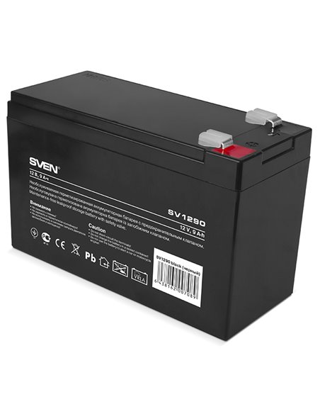 Аккумулятор для резервного питания SVEN SV1290, 12В, 9А*ч