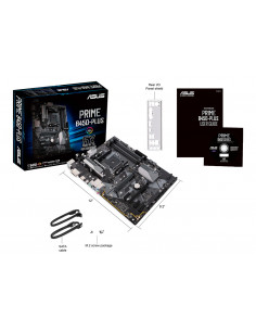 Материнская плата ASUS PRIME B450-PLUS, AM4, AMD B450, ATX 2