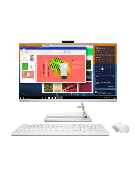 Computer All-in-One Lenovo IdeaCentre 3 27ALC6, 27", AMD Ryzen 5 7430U, 16GB/512GB, Fără SO, Alb
