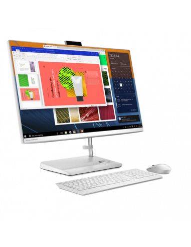 Моноблок Lenovo IdeaCentre 3 27ALC6, 27", AMD Ryzen 5 7430U, 16Гб/512Гб, Без ОС, Белый