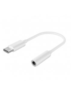 Аудио адаптер Cablexpert A-CM-3.5F-01, USB Type-C (M) - 3.5mm 4-pin (F), 0,01 м, Белый