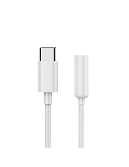 Audio Adaptor Cablexpert A-CM-3.5F-01, USB Type-C (M) - 3.5mm 4-pin (F), 0,01 m, Alb