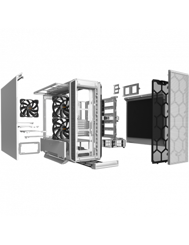 Компьютерный корпус be quiet! Silent Base 802, Midi-Tower, Без блока питания, Белый