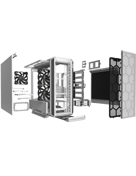 Carcasă PC be quiet! Silent Base 802, Midi-Tower, Fără PSU, Alb