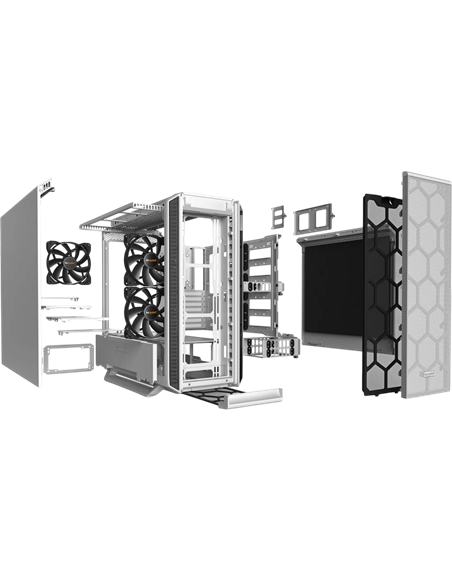 Carcasă PC be quiet! Silent Base 802, Midi-Tower, Fără PSU, Alb