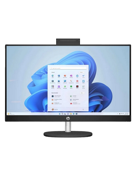 Моноблок HP 27-cr0022ci, 27", Intel Core i7-1355U, 16Гб/512Гб, FreeDOS, Чёрный