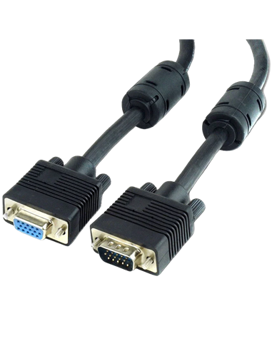 Видео кабель Cablexpert CC-PPVGAX-10-B, VGA D-Sub (M) - VGA D-Sub, 3м, Чёрный