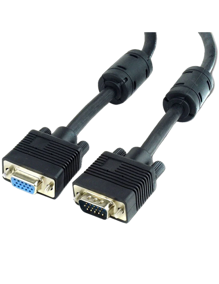 Видео кабель Cablexpert CC-PPVGAX-10-B, VGA D-Sub (M) - VGA D-Sub, 3м, Чёрный