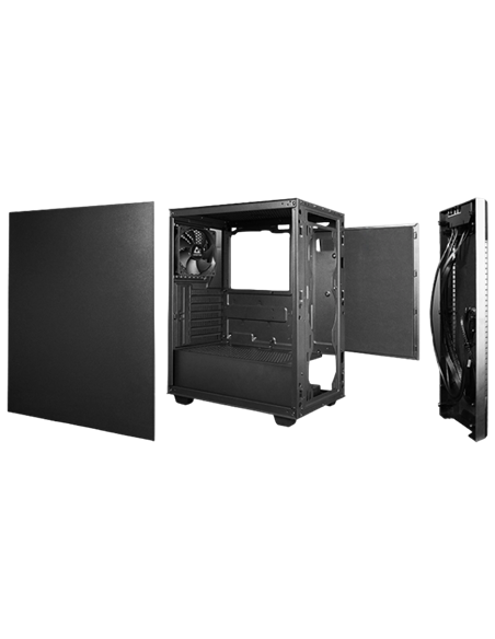 Carcasă PC Chieftec AS-01B-OP, Midi-Tower, ATX, Negru