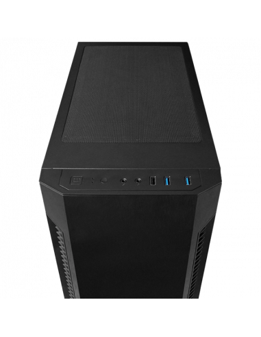 Компьютерный корпус Chieftec AS-01B-OP, Midi-Tower, ATX, Чёрный