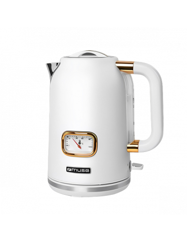 Fierbător electric MUSE MS-030 W, Alb