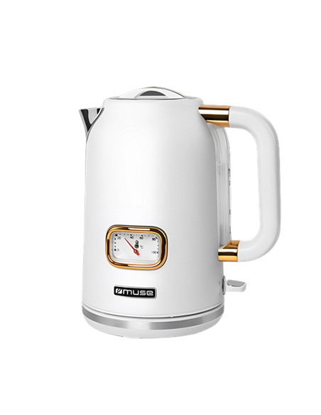 Fierbător electric MUSE MS-030 W, Alb