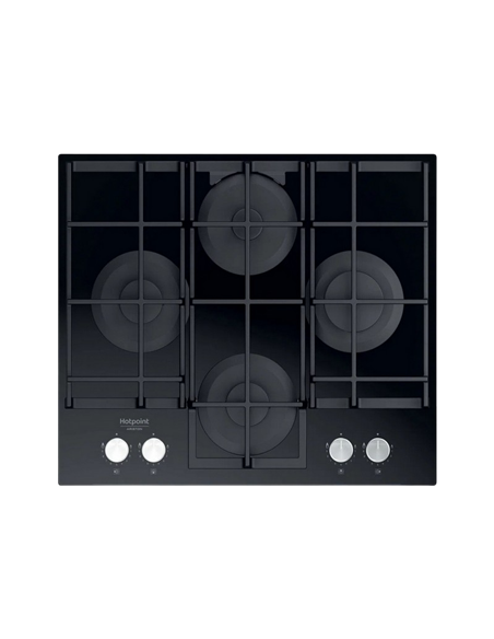 Газовая варочная панель Hotpoint-Ariston HAGS 61F/BK, Чёрный