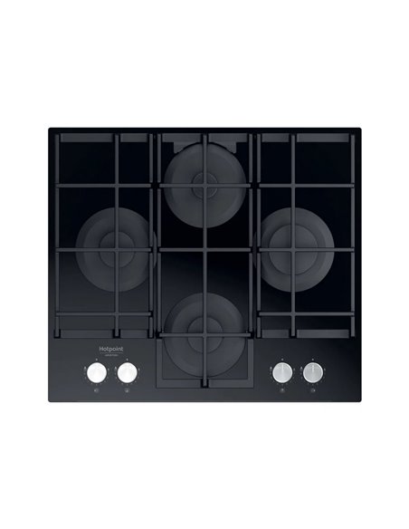 Газовая варочная панель Hotpoint-Ariston HAGS 61F/BK, Чёрный