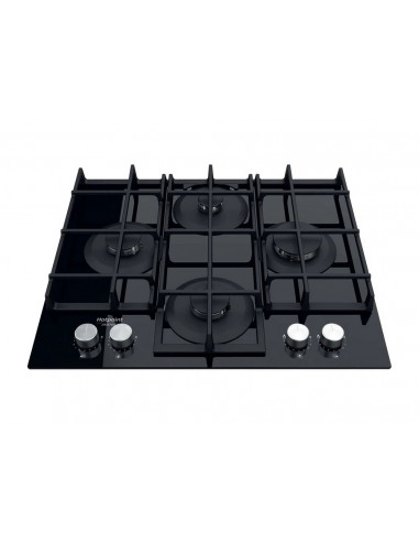 Газовая варочная панель Hotpoint-Ariston HAGS 61F/BK, Чёрный